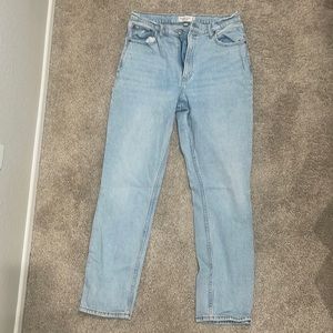 Abercrombie & Fitch Curve Love 90s slim straight, Ultra high rise jeans